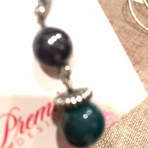 Blue and Green earrings